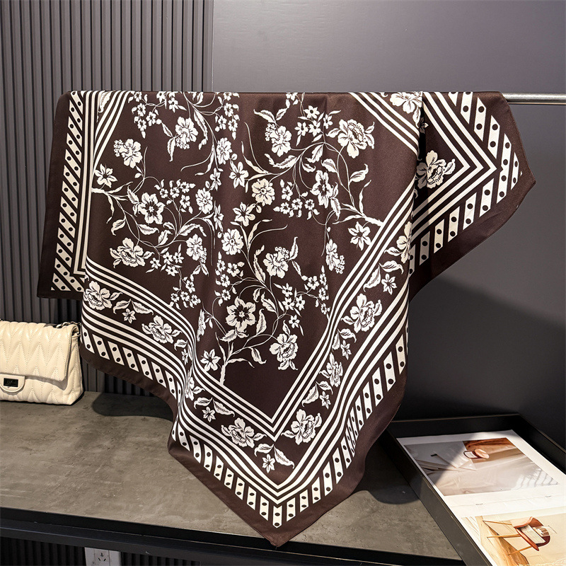 1pcs 90*90cm Floral Printed La - огляд і ціна Bandana Cotton