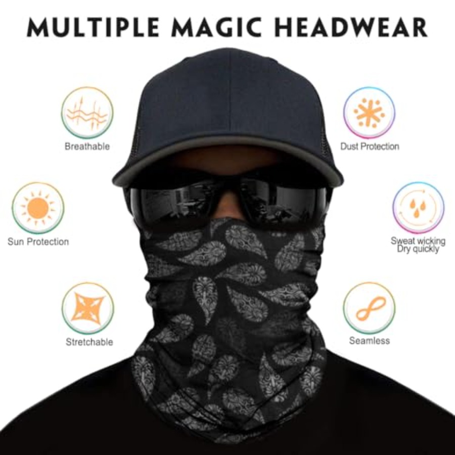 Neck Gaiter for Men Women Head - огляд і ціна Face Scarf Mask