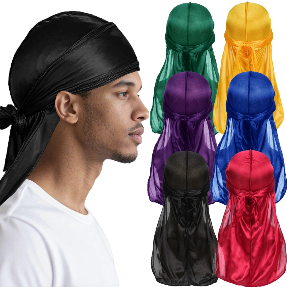 Men's Silk Durag Bonnet Bandan - огляд і ціна Bandana Doo Rag
