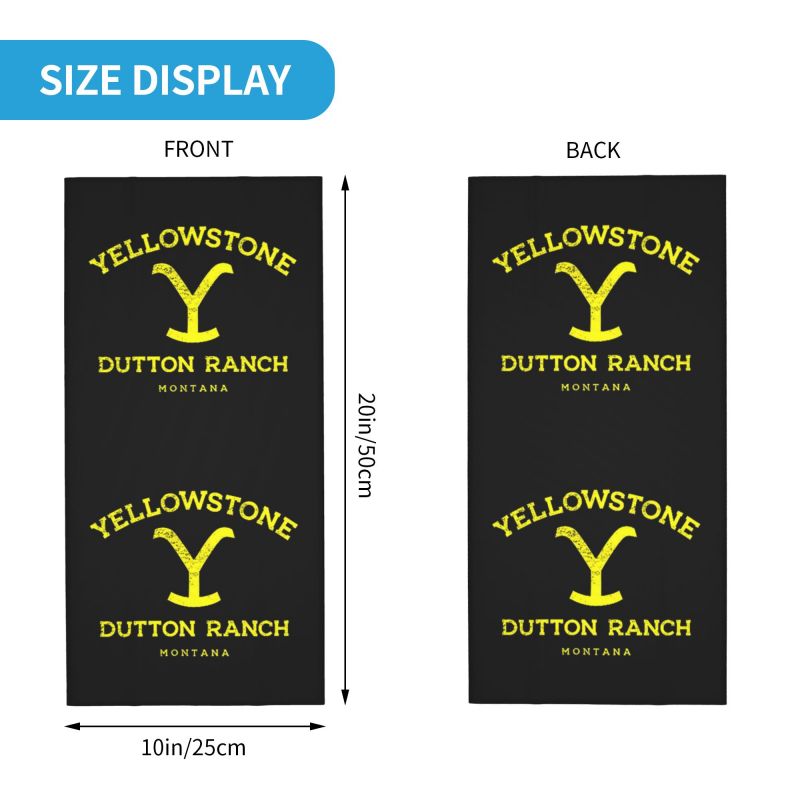 Yellowstone Dutton Ranch Print - огляд і ціна Neck Warmer Tube