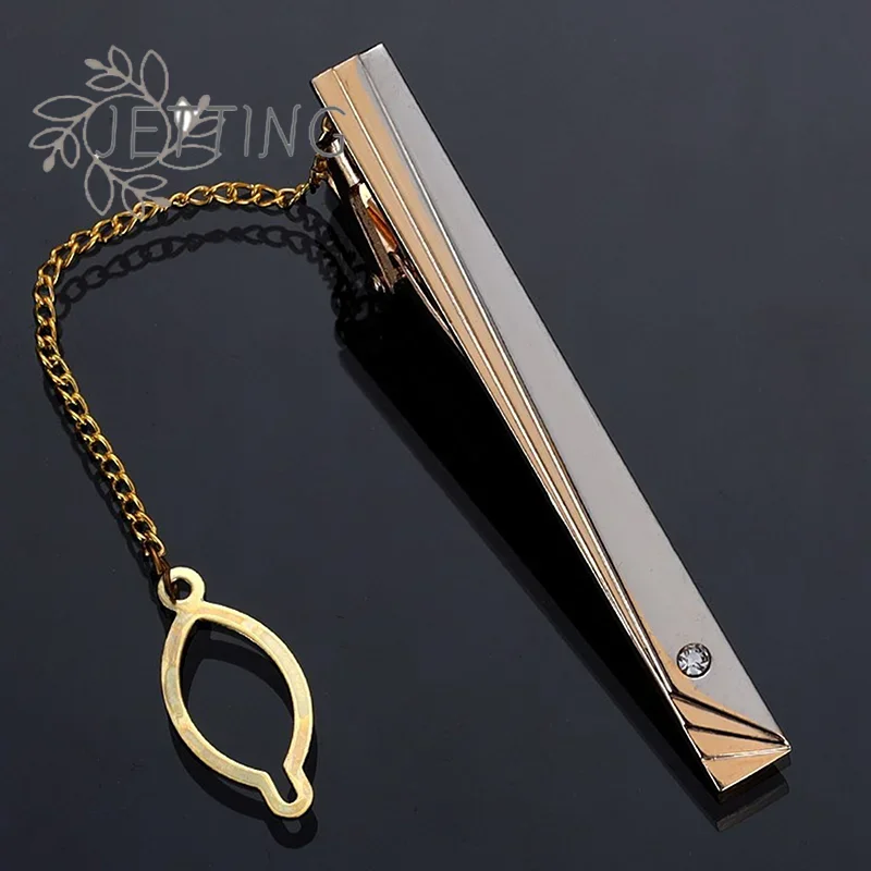 Hot Metal Simple Necktie Buckl - огляд і ціна Tie Clip Silver