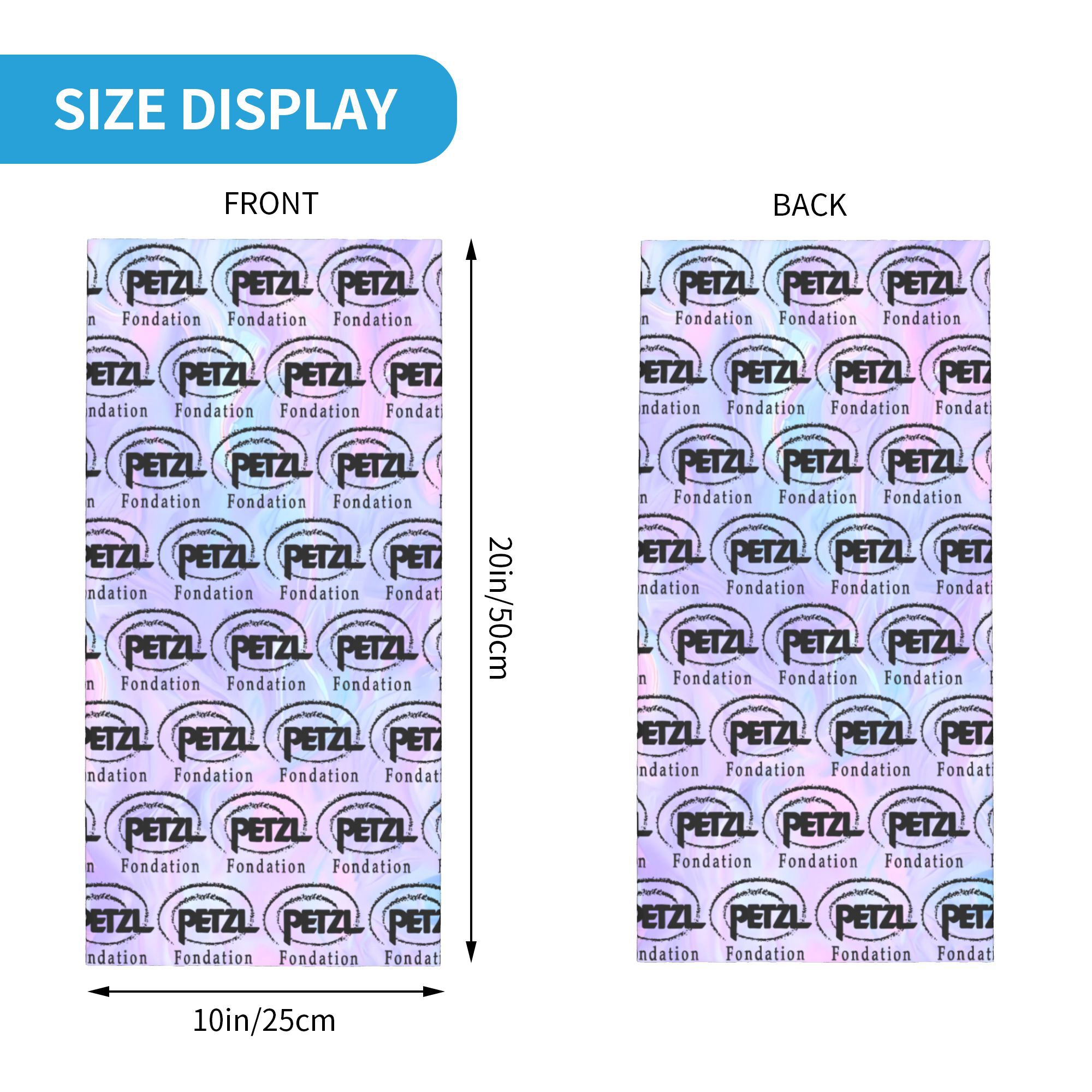 Custom Colorful P-Petzls Banda - огляд і ціна Neck Warmer Tube