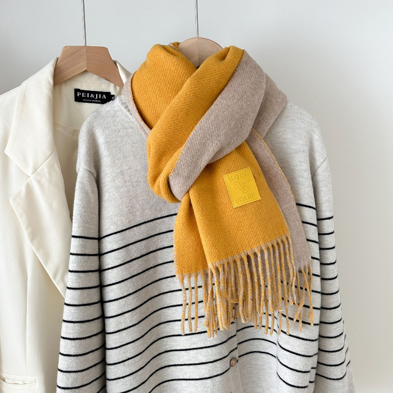 New Luxury Design Wool Scarf W - огляд і ціна Muffler Men Wool