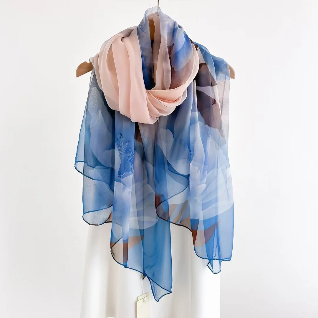 Silk Scarf Fashion Design Neck - огляд і ціна Pashmina Wrap Large