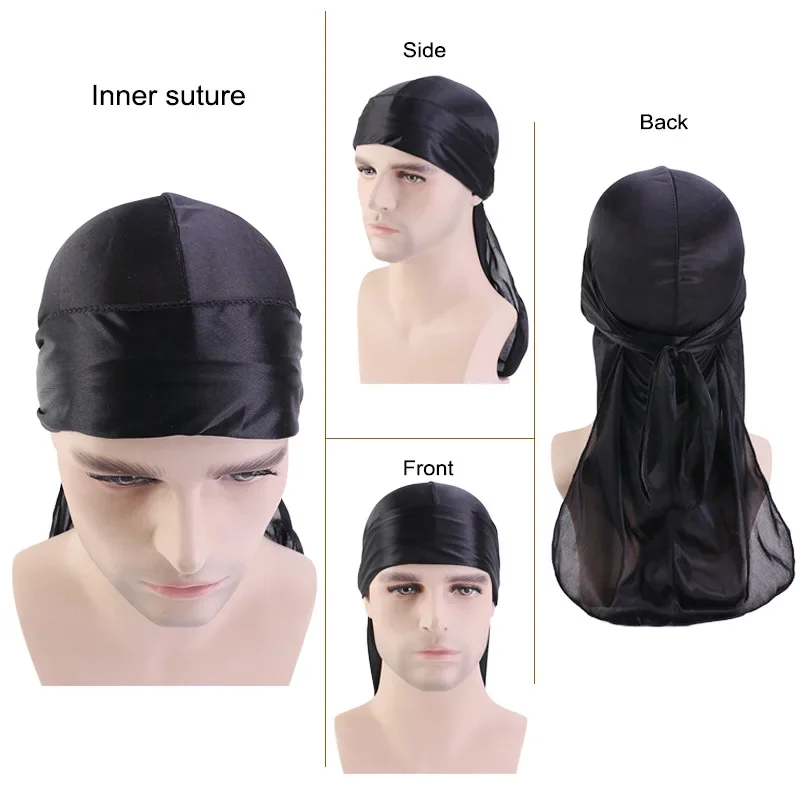 Fashion Long Tail Adult Satin  - огляд і ціна Bandana Doo Rag