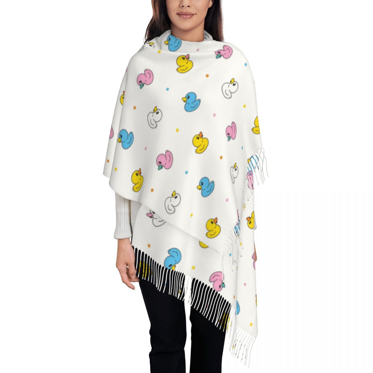 Women's Scarf with Tassel Cute - огляд і ціна Pashmina Wrap Large