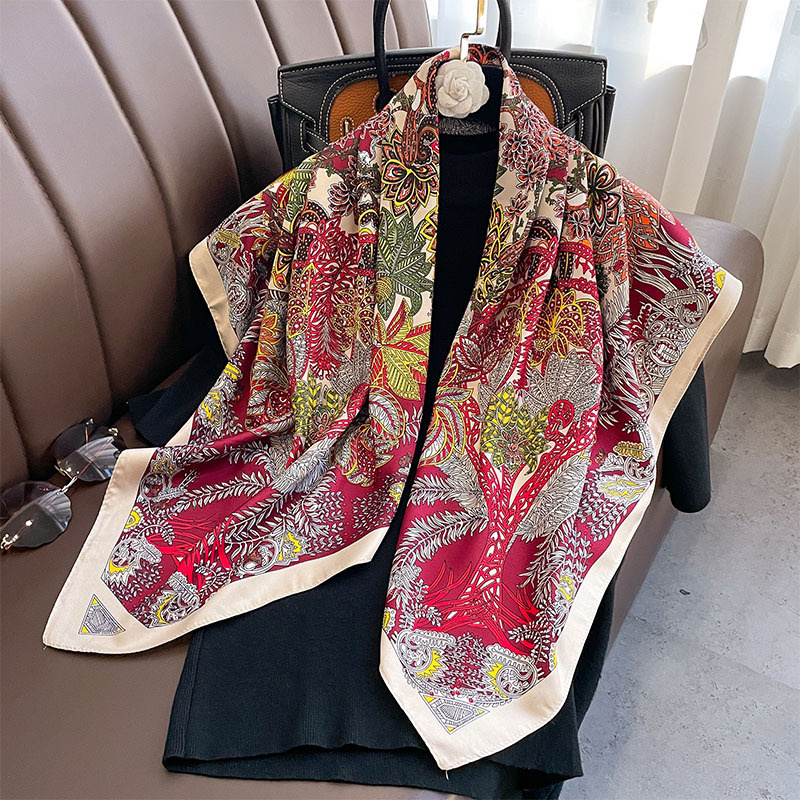 90*90cm Square Scarf Twill Cot - огляд і ціна Bandana Cotton