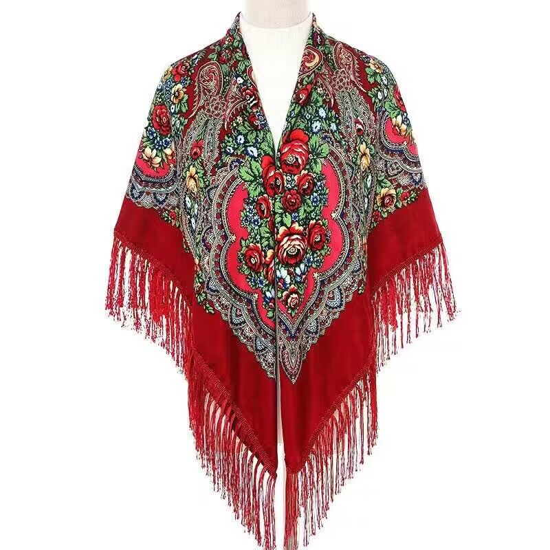 130*130cm Ethnic Printed Squar - огляд і ціна Woven Scarf Blanket
