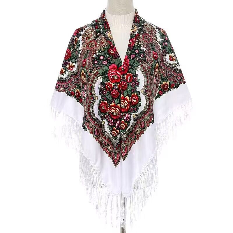 130*130cm Ethnic Printed Squar - огляд і ціна Woven Scarf Blanket