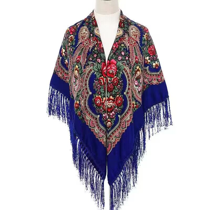 130*130cm Ethnic Printed Squar - огляд і ціна Woven Scarf Blanket