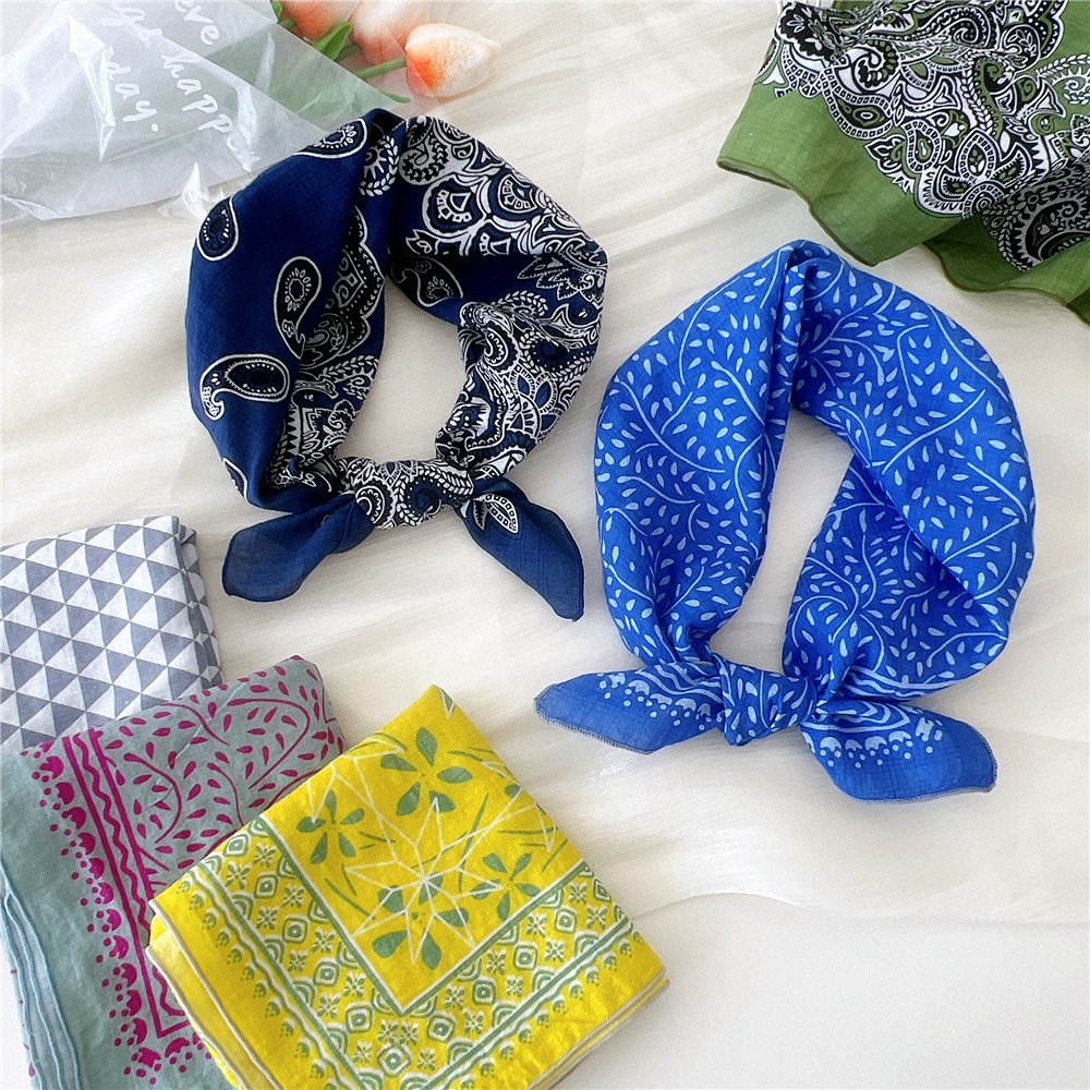 Luxury Floral Print Cotton Lin - огляд і ціна Bandana Cotton