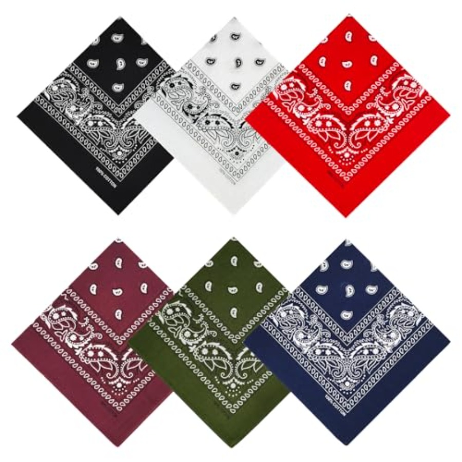 APIGANIZ 100 Cotton Bandanas,  - огляд і ціна Bandana Cotton
