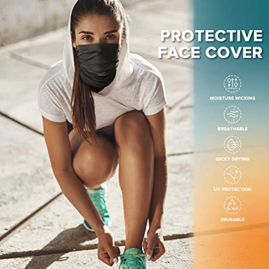 VULKIT 2 Pack Neck Gaiter Face - огляд і ціна Face Scarf Mask