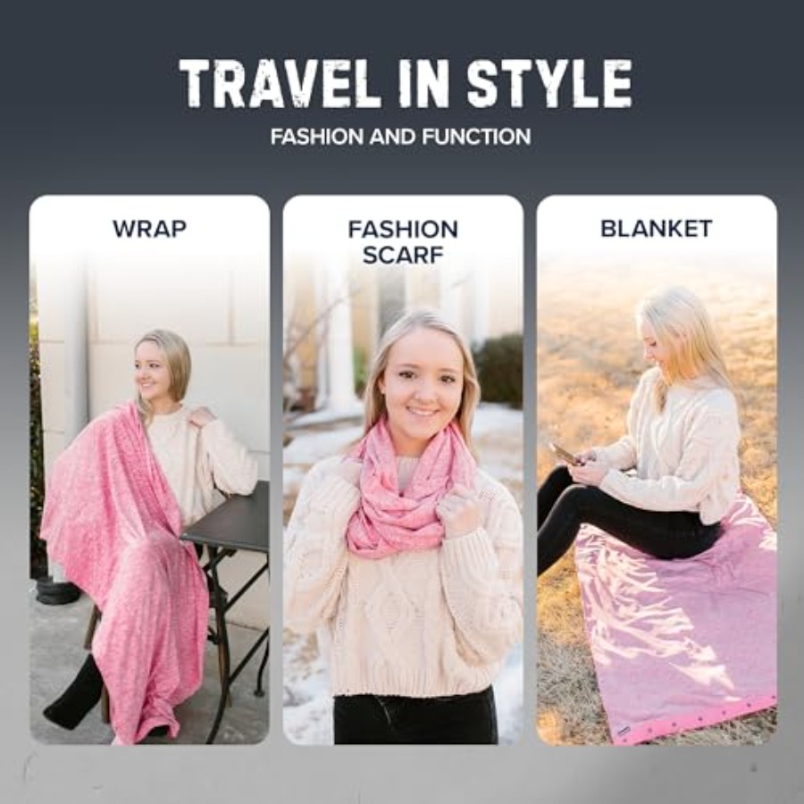 Infinity Travel Scarf Loop wit - огляд і ціна Infinity Scarf Knit