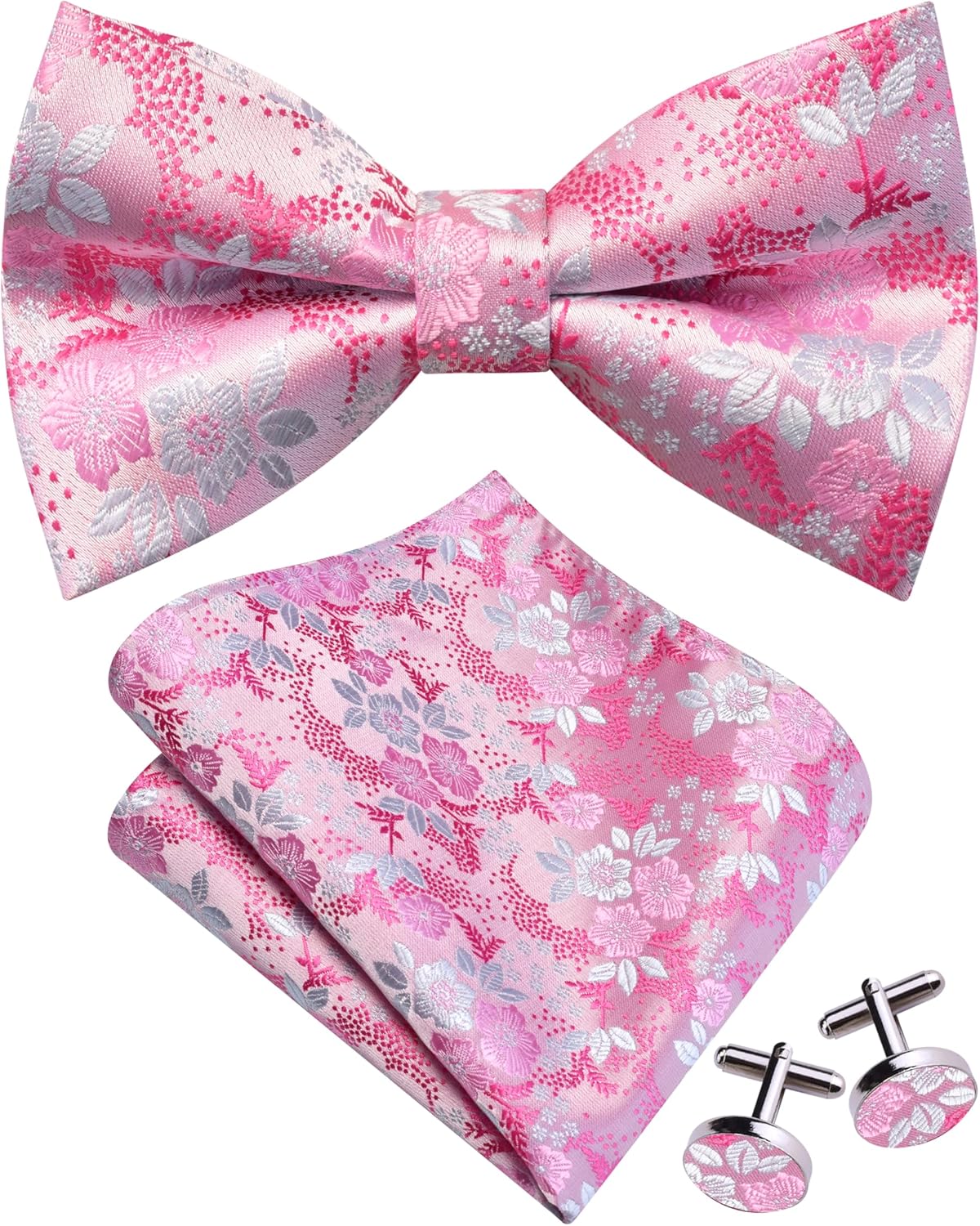 Floral Bow Tie & Handkerchief  - огляд і ціна Pocket Square Set