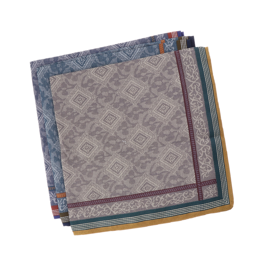 3pcs Classic Mens Plaid Handke - огляд і ціна Handkerchief Cotton Men