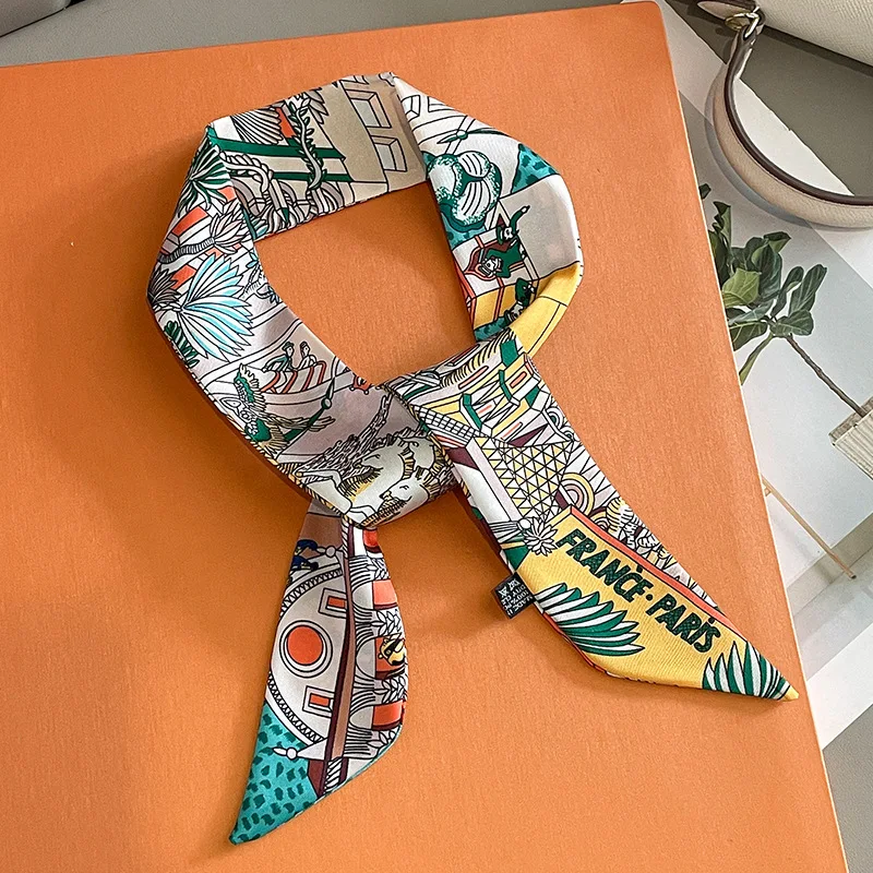 Luxury Design Horse Print Skin - огляд і ціна Ascot Neck Scarf