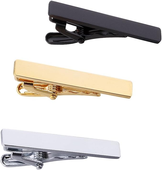Men's Skinny Tie Clip Set 3 To - огляд і ціна Tie Clip Silver