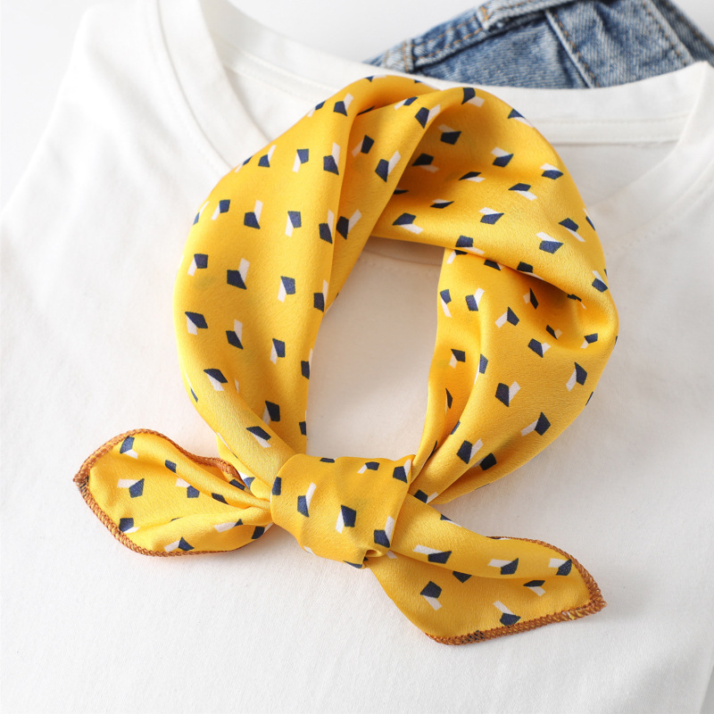 Women scarf  50*50cm Square Sk - огляд і ціна Silk Tie Striped
