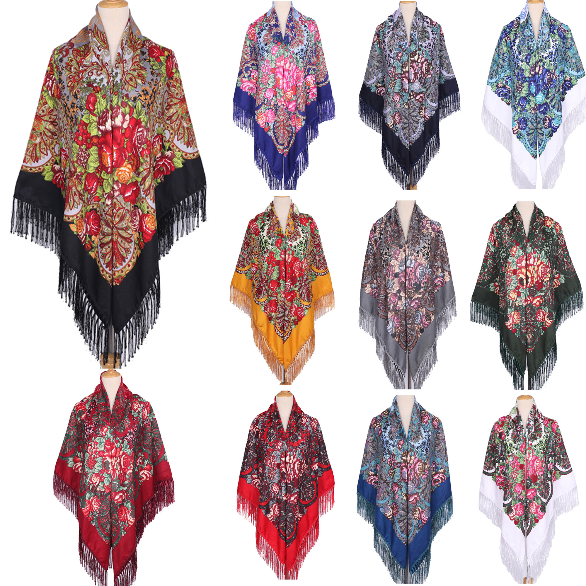 160*160cm Ethnic Large Square  - огляд і ціна Woven Scarf Blanket