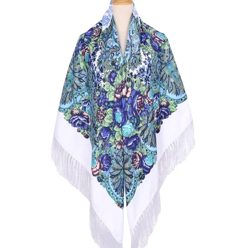 160*160cm Ethnic Large Square  - огляд і ціна Woven Scarf Blanket