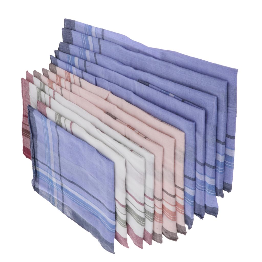 12 Pieces Men Assorted Cotton  - огляд і ціна Handkerchief Cotton Men