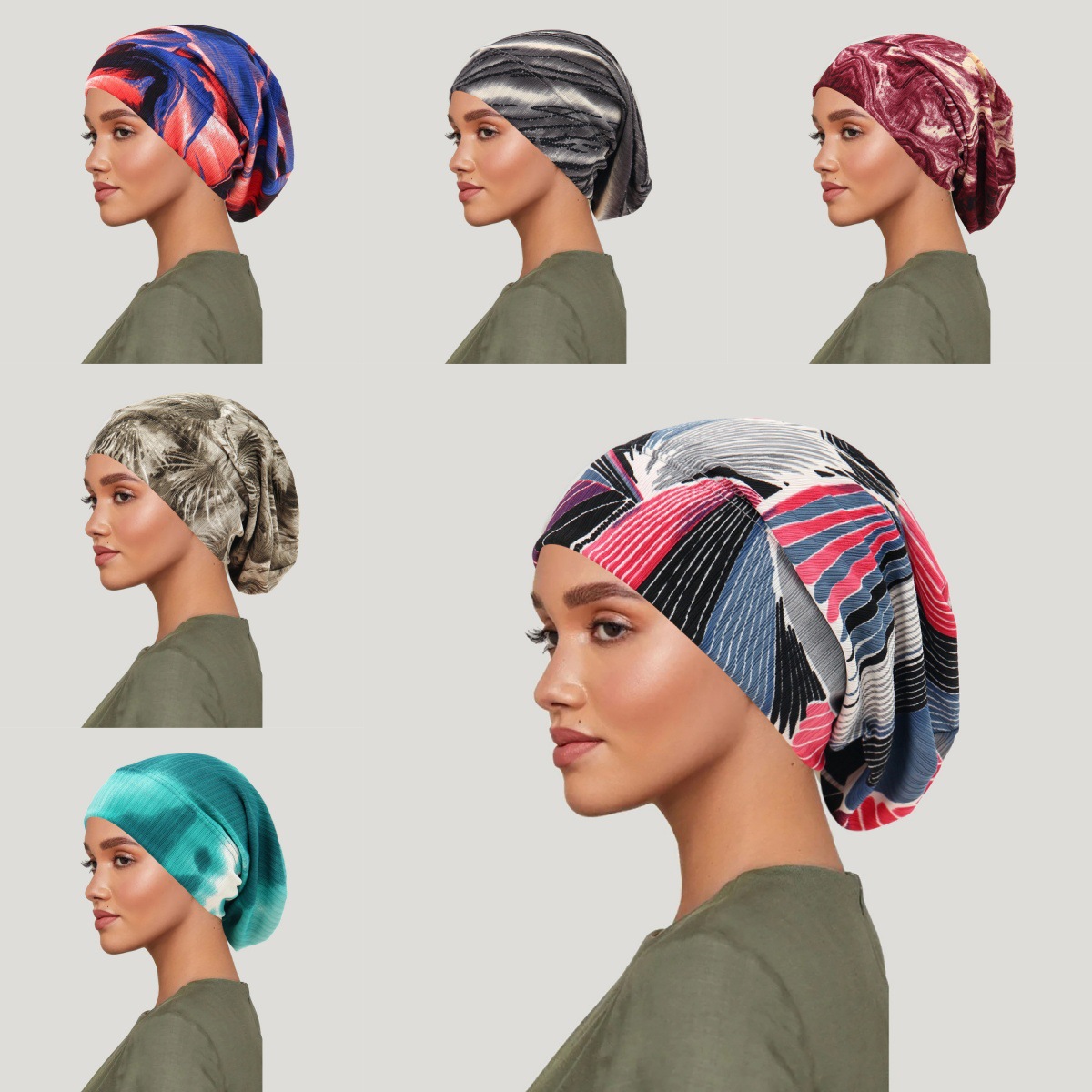 2026 New Tie-dye Hair Cover Ca - огляд і ціна Head Wrap Turban