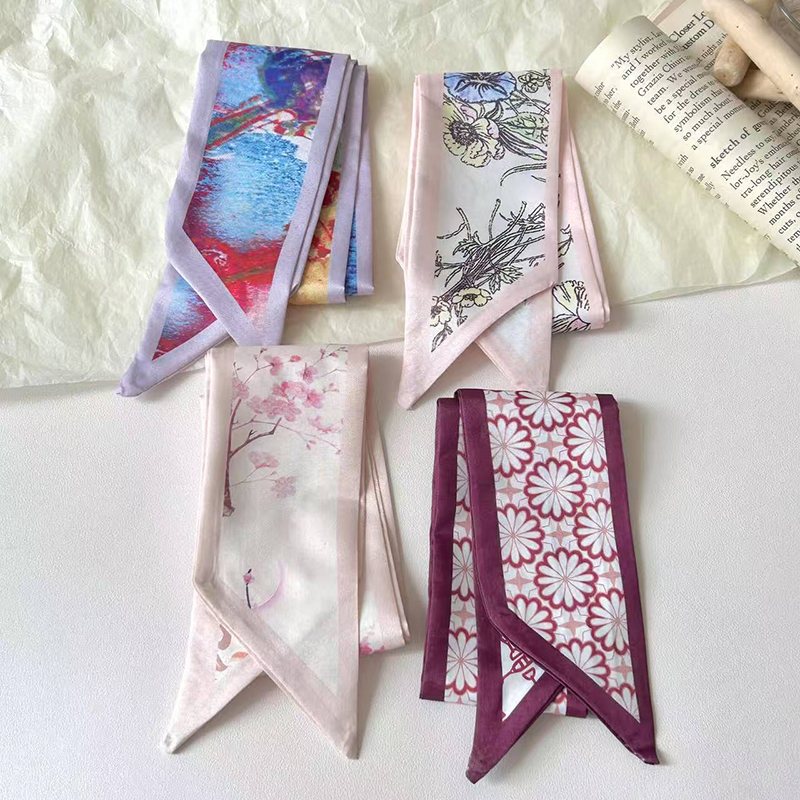 Fashion Women Silk Satin Skinn - огляд і ціна Silk Neck Scarf
