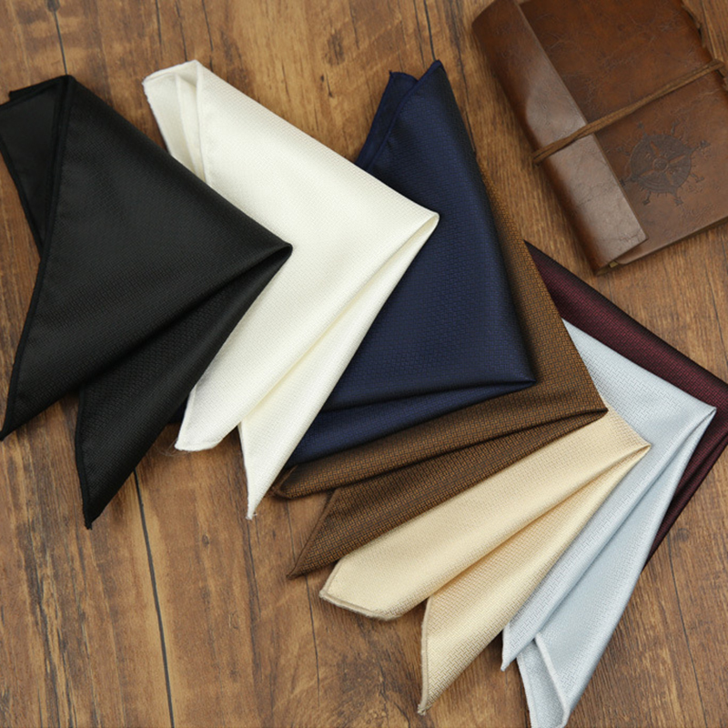 24cm Classic Solid Color White - огляд і ціна Pocket Square Set