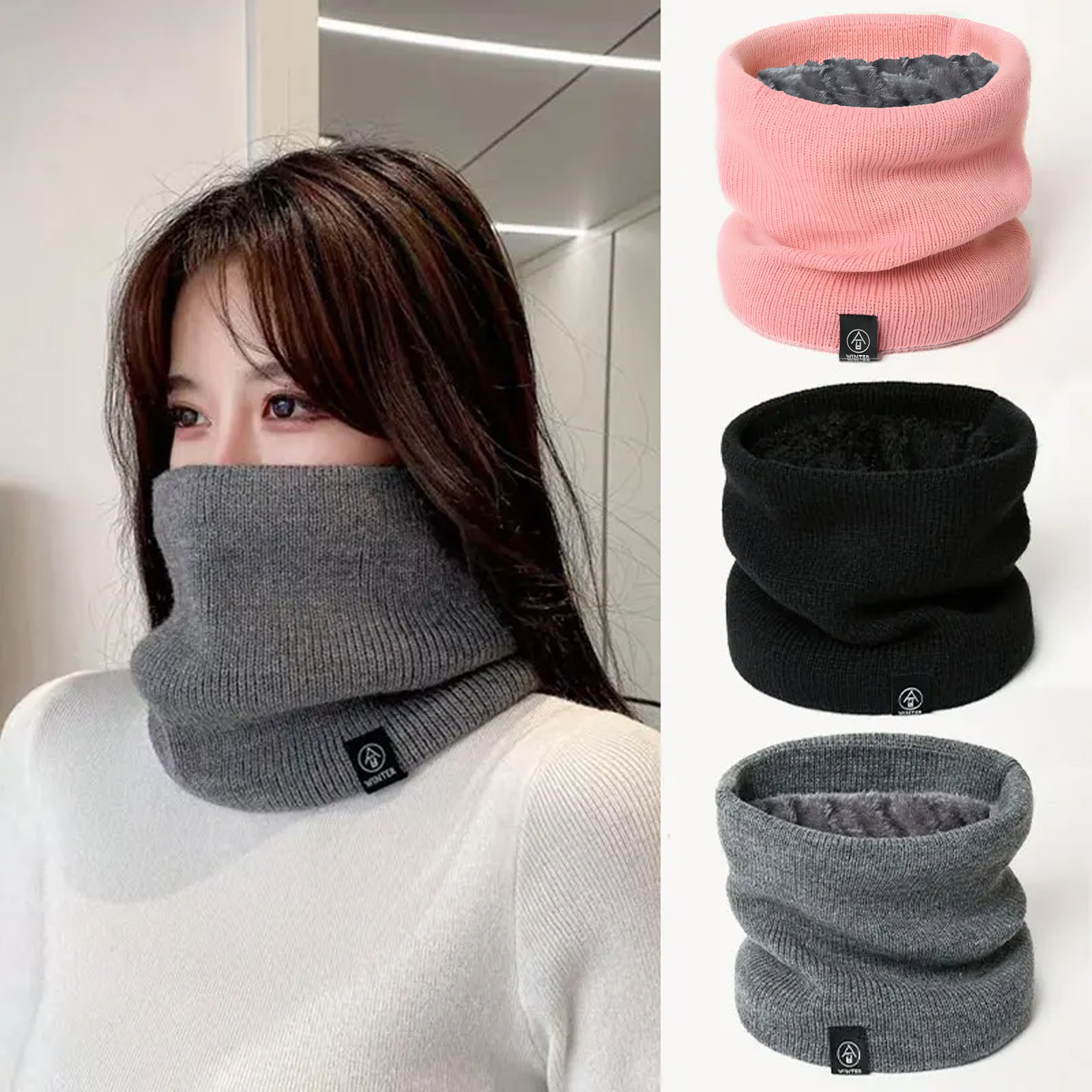 Fashion Women Knitted Scarf So - огляд і ціна Muffler Men Wool