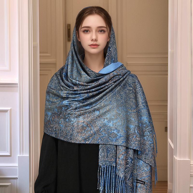 Luxury Paisley Pashmina Shawl  - огляд і ціна Woven Scarf Blanket