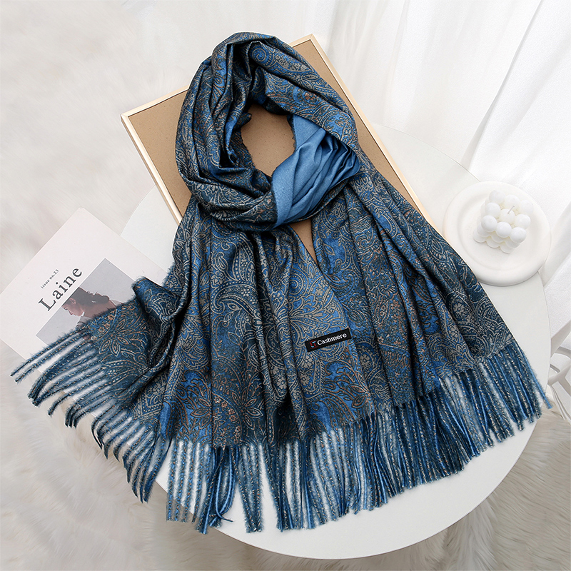 Luxury Paisley Pashmina Shawl  - огляд і ціна Woven Scarf Blanket