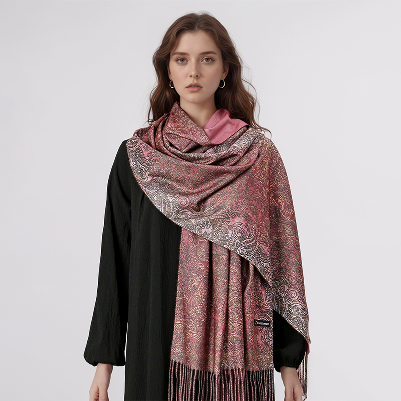 Luxury Paisley Pashmina Shawl  - огляд і ціна Woven Scarf Blanket