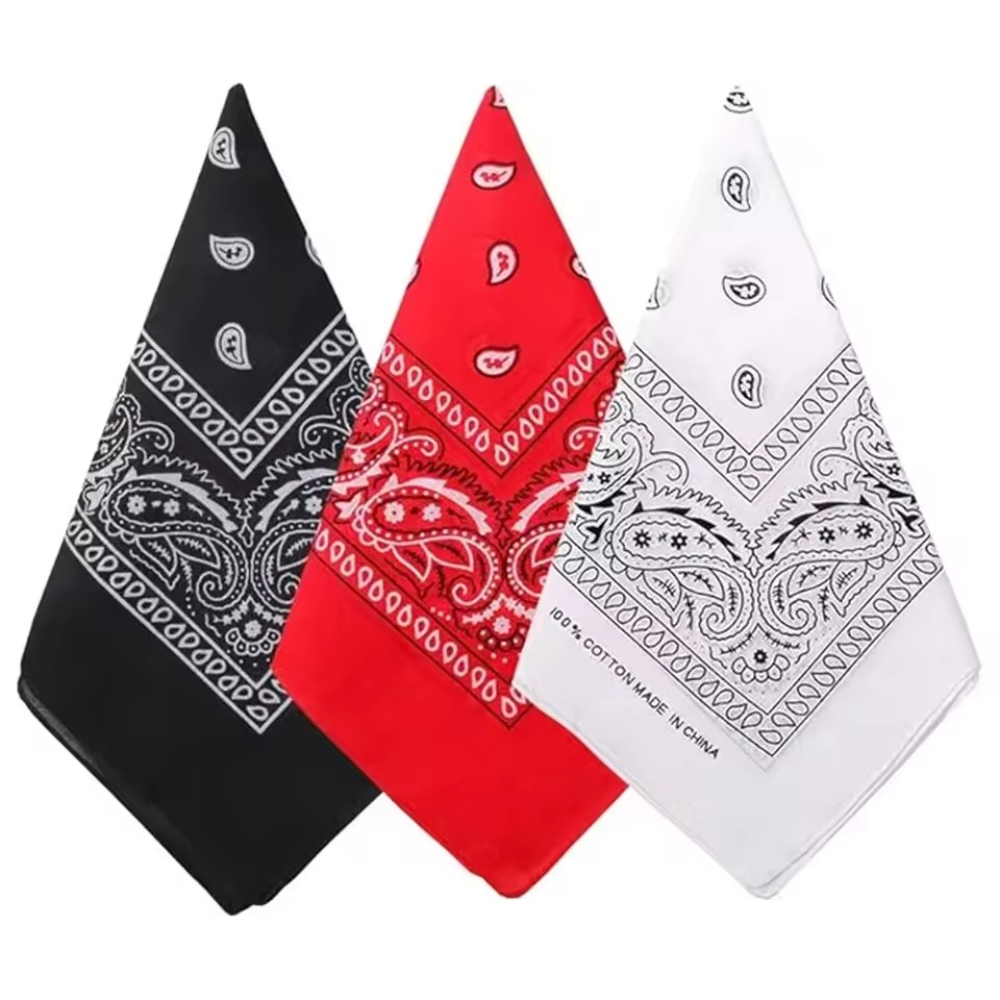 Hip Hop Cowboy Paisley Scarf L - огляд і ціна Face Scarf Mask