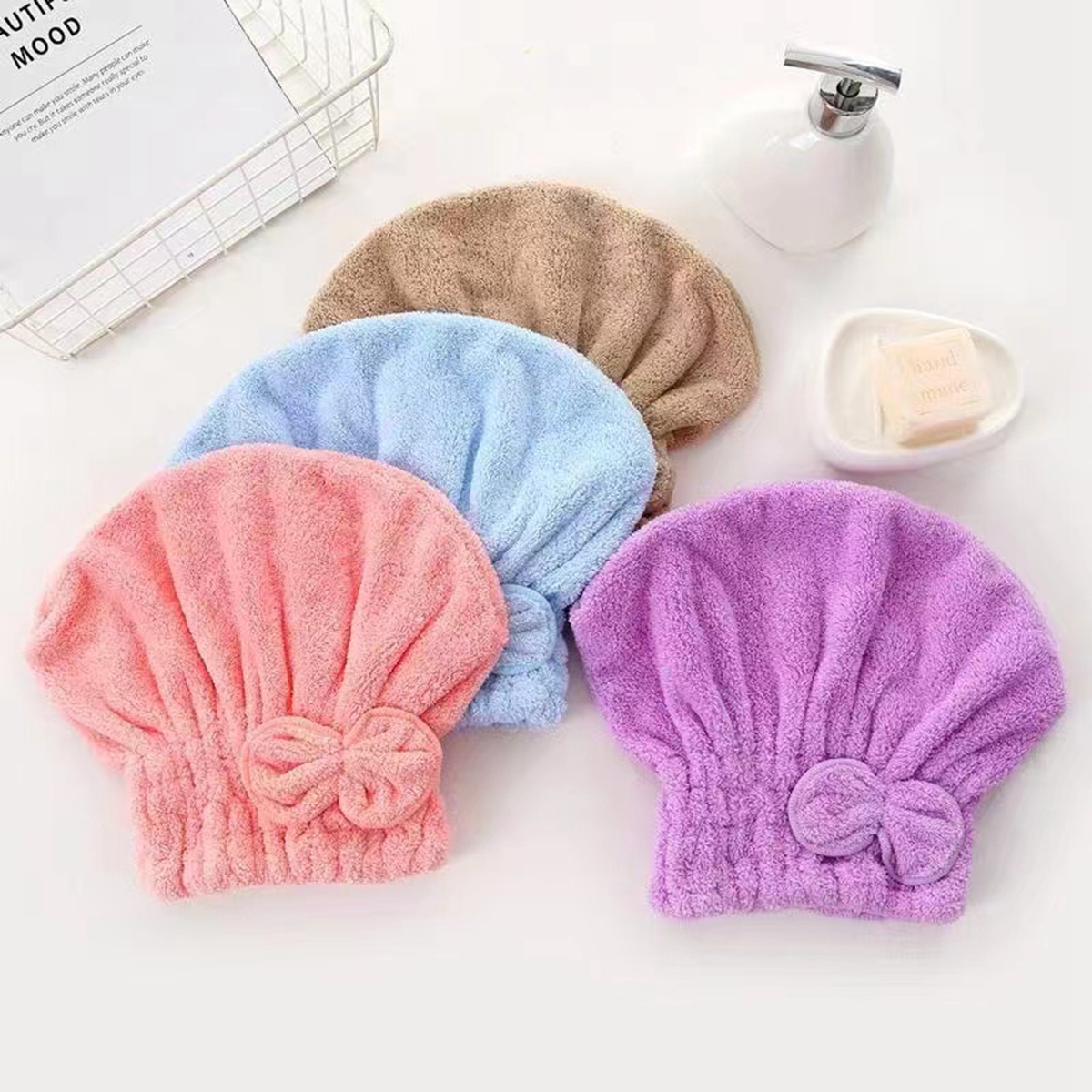 1Pc Microfiber Hair Drying Tow - огляд і ціна Head Wrap Turban