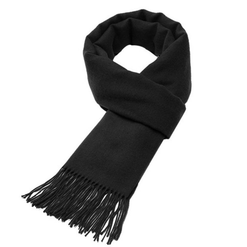 Autumn And Winter Solid Color  - огляд і ціна Muffler Men Wool