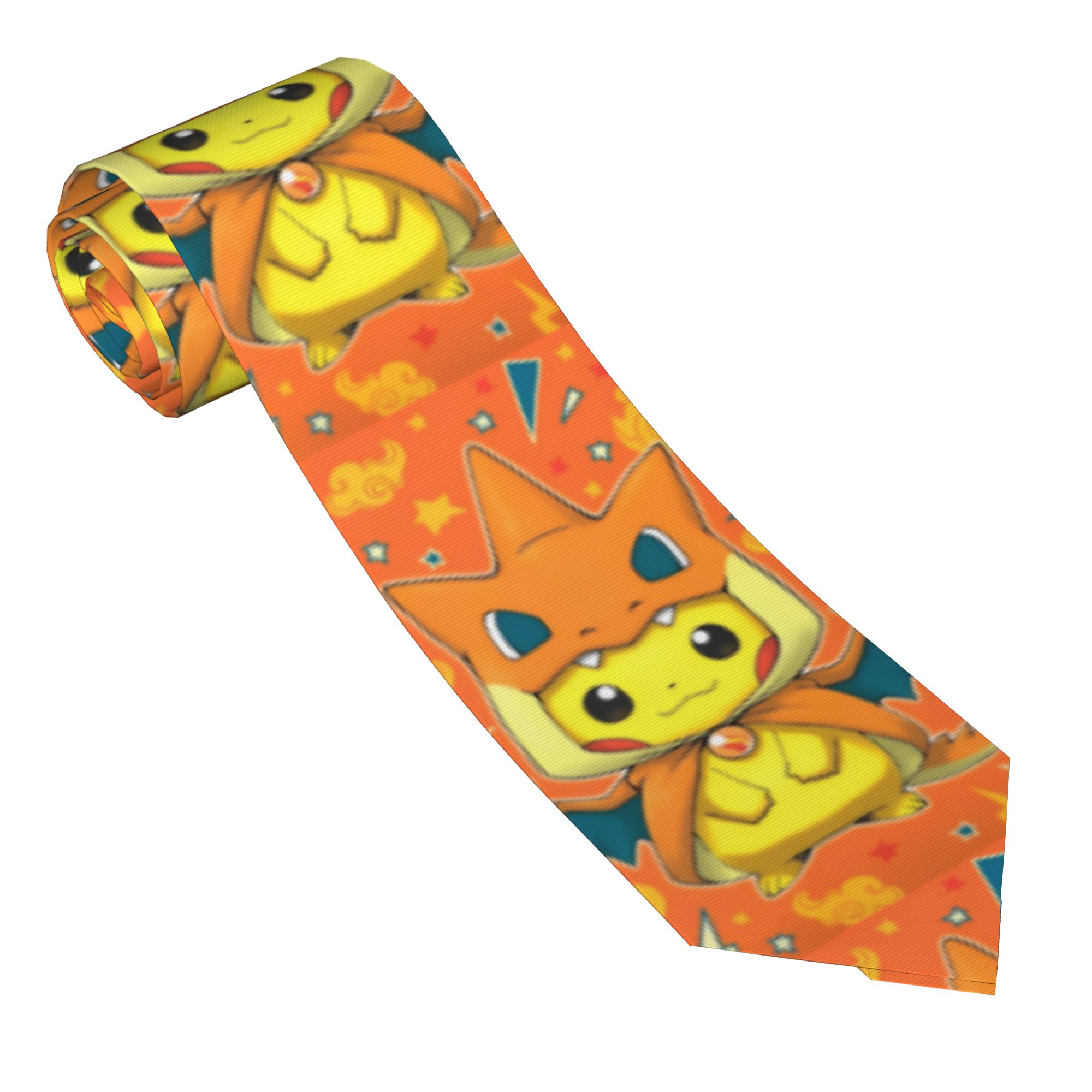 Cute Cartoon Manga Pokemoned N - огляд і ціна Skinny Tie Men