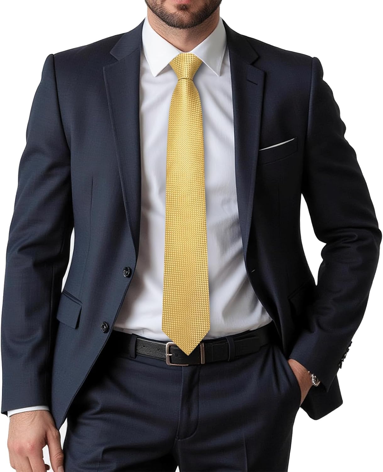 Floral Silk Tie Set with Pocke - огляд і ціна Pocket Square Set