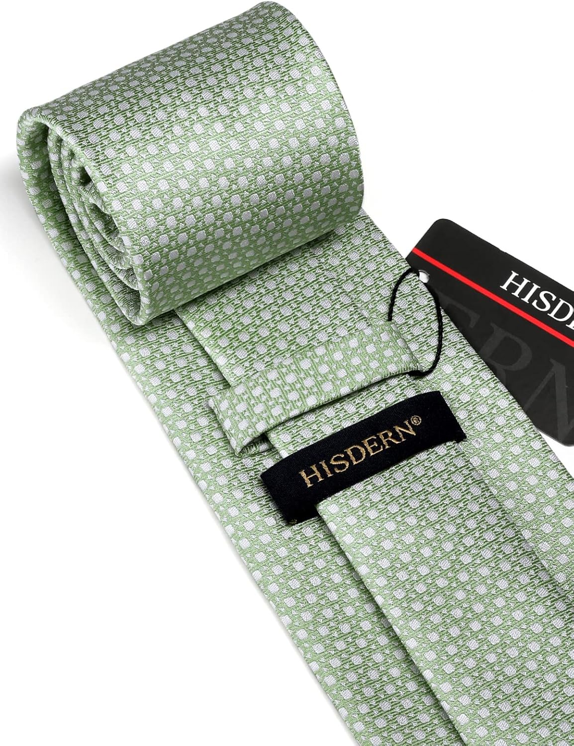 Classic Checkered Tie Set with - огляд і ціна Pocket Square Set