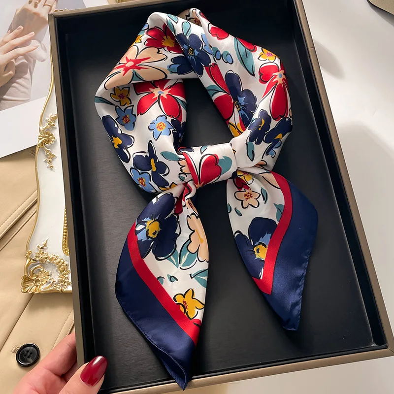 Luxury Square Scarf For Women  - огляд і ціна Scarf Silk Square