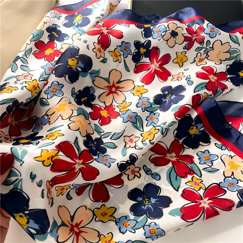 Luxury Square Scarf For Women  - огляд і ціна Scarf Silk Square