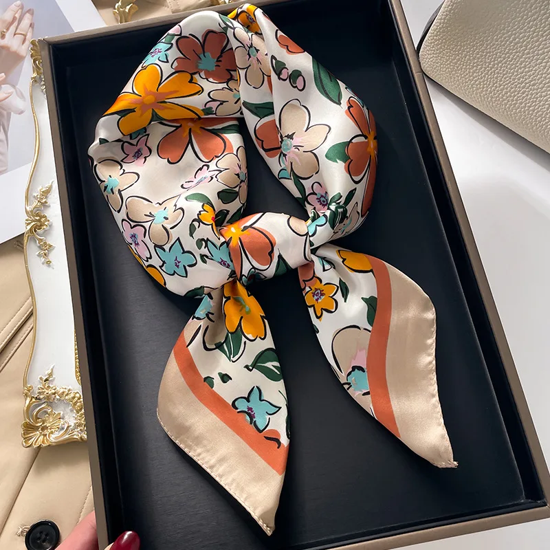 Luxury Square Scarf For Women  - огляд і ціна Scarf Silk Square