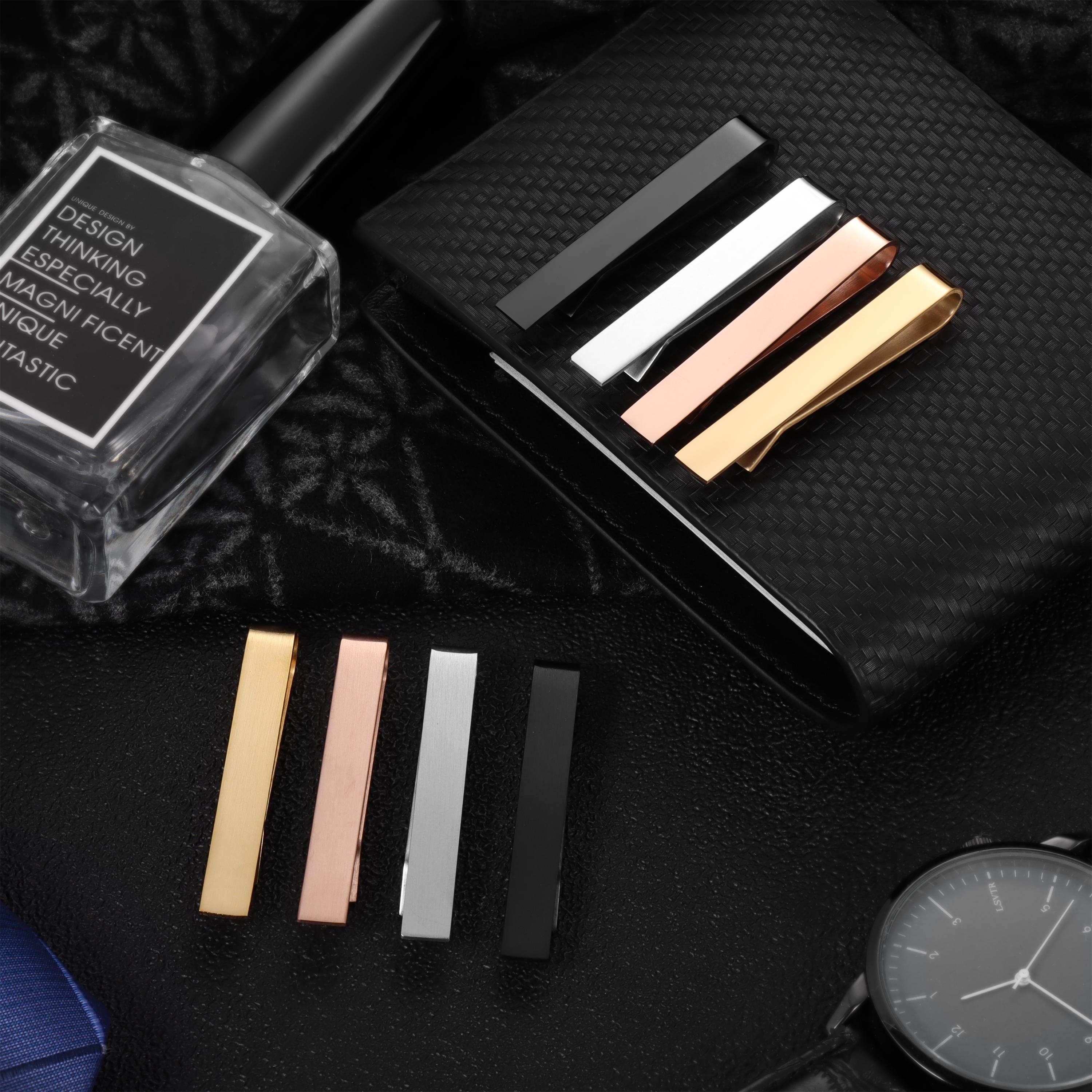 HAWSON 2 in shiny and brushTie - огляд і ціна Tie Bar Set Gift
