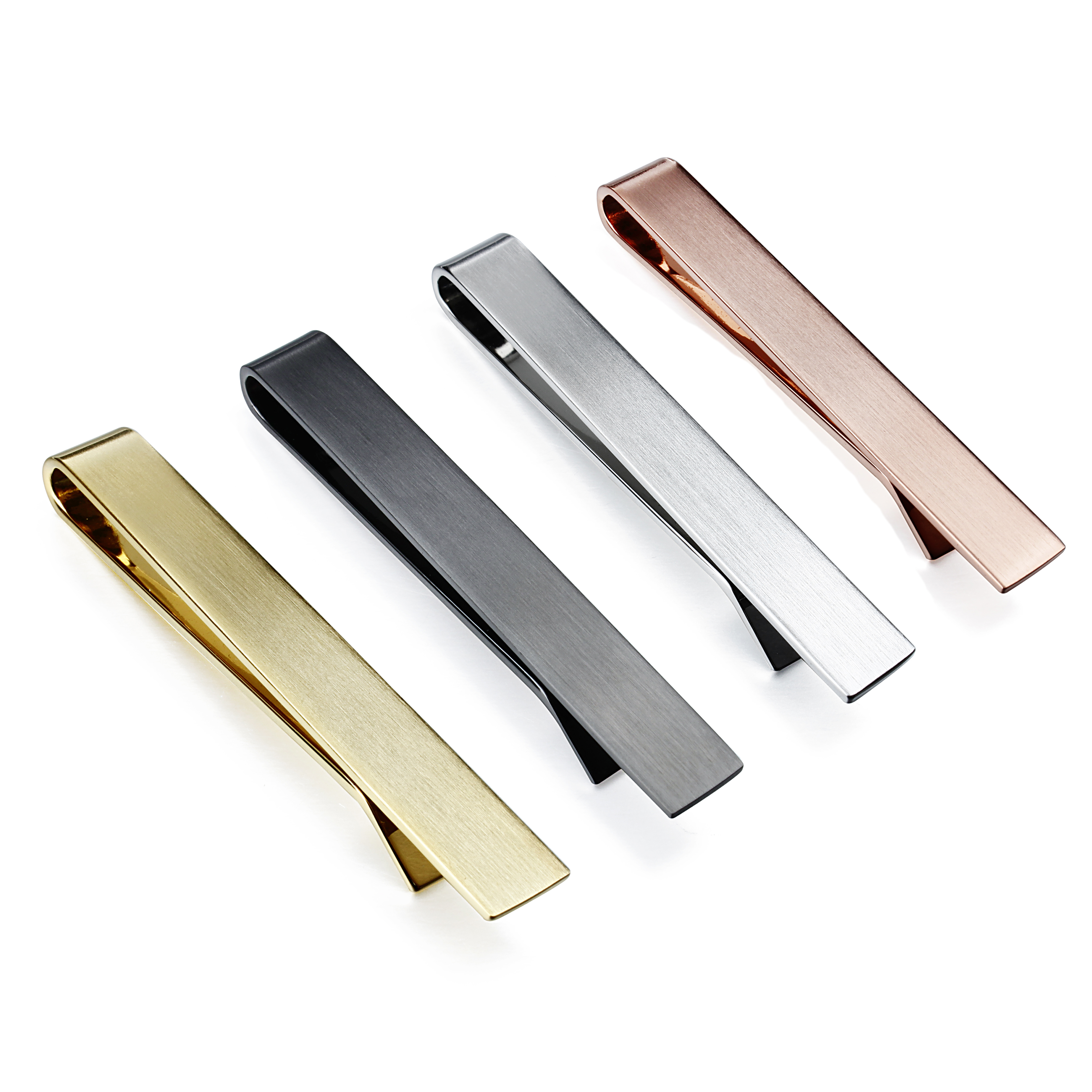 HAWSON 2 in shiny and brushTie - огляд і ціна Tie Bar Set Gift