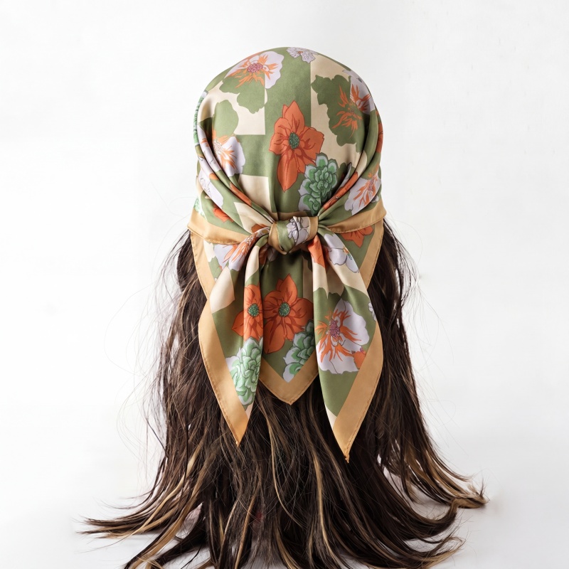 Print Silk Scarf Fashion Turba - огляд і ціна Scarf Silk Square