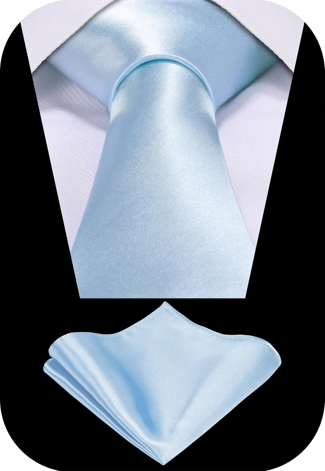 5-Piece Tie Set in White or Bl - огляд і ціна Pocket Square Set