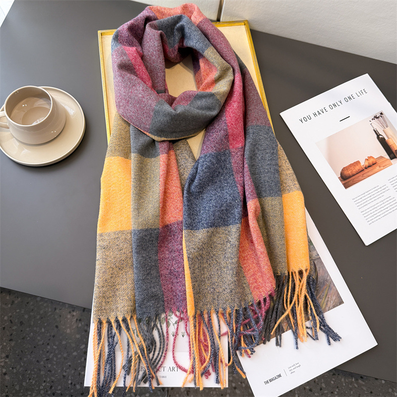 200*64cm New Fashion Cashmere  - огляд і ціна Woven Scarf Blanket
