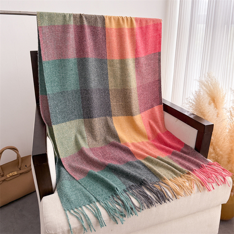 200*64cm New Fashion Cashmere  - огляд і ціна Woven Scarf Blanket