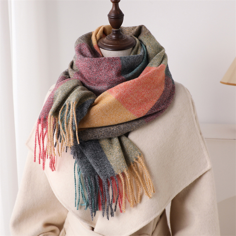 200*64cm New Fashion Cashmere  - огляд і ціна Woven Scarf Blanket
