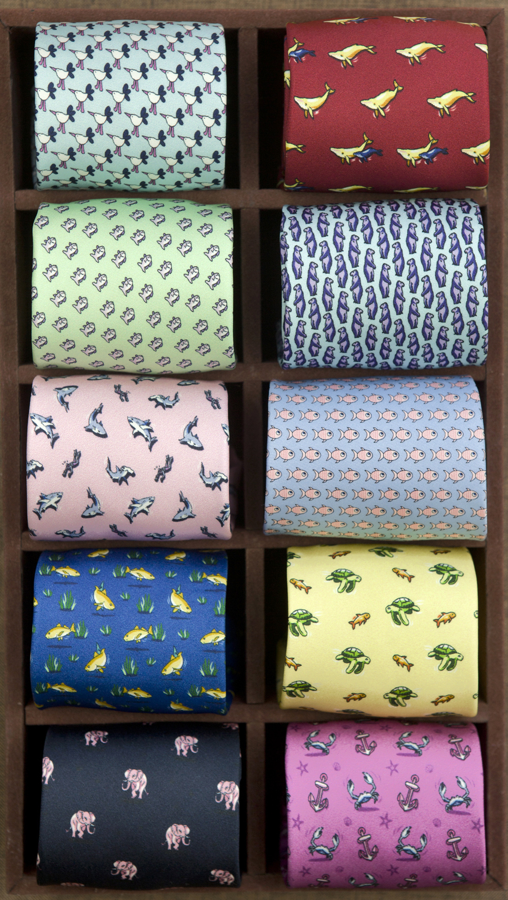 Multicolor Colorful Character  - огляд і ціна Skinny Tie Men